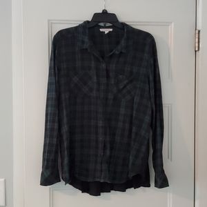 Plaid blouse